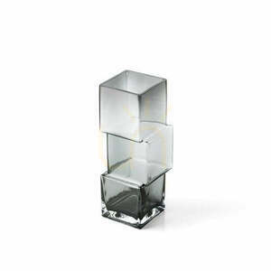 Váza Rummikub tmavě šedá Glass Collection M small 1