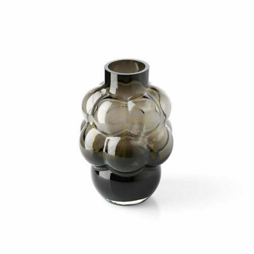 Kontrola Váza Grape tmavě šedá L Glass Collection
