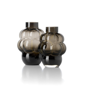 Váza Grape tmavě šedá L Glass Collection small 6
