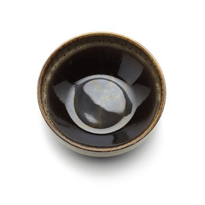 Nízká mísa Kyoto tmavě hnědá M 14 cm small 3