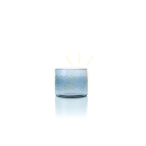 Nízká sklenice Bazar Bizar Azure Hammered Blue 6,5 cm small 2