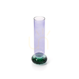 Skleněná váza Bazar Bizar Violet Quartz, fialovo-zelená, 19,2 cm small 3