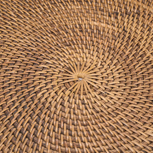 Kulatý ratanový podnos na podstavci Bazar Bizar The Rattan Rise Tray, Ø 50 cm, v. 22 cm, přírodní hnědá small 4