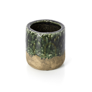 Květináč BAZAR BIZAR The Moss Planter Concrete Green M 15 cm small 3