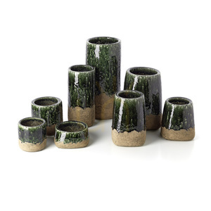 Květináč BAZAR BIZAR The Moss Planter Concrete Green M 15 cm small 4