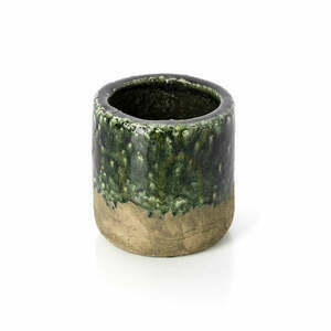 Květináč BAZAR BIZAR The Moss Planter Concrete Green M 15 cm small 0