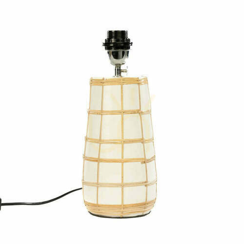 Kontrola Stolní lampa Molokai bílá přírodní 51 cm