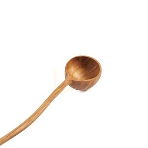 Dávkovací lžička Teak Root ZigZag, teakové dřevo, 22 cm small 3