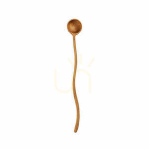 Dávkovací lžička Teak Root ZigZag, teakové dřevo, 22 cm small 0