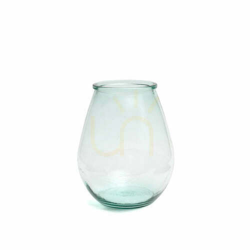 Kontrola Váza Qiezi Glass Collection modrá M 23 cm