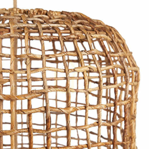 Kontrola Závěsné stínidlo Bazar Bizar Kuso XL z banánových listů, přírodní, 50 × 92 cm