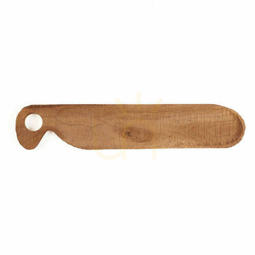 Kontrola Talíř na chléb z teakového kořene 45 cm přírodní Teak Root Collection