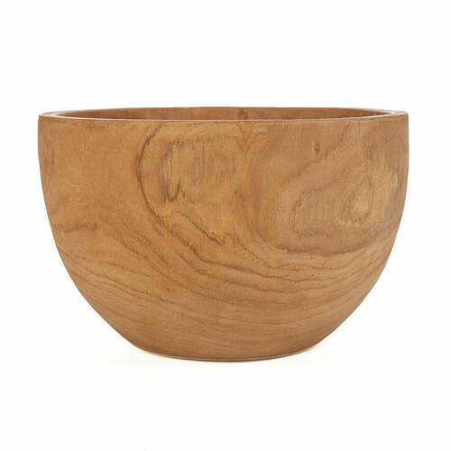 Kontrola Dekorativní miska z teakového dřeva BAZAR BIZAR The Zen Bowl Natural Ø 25 cm