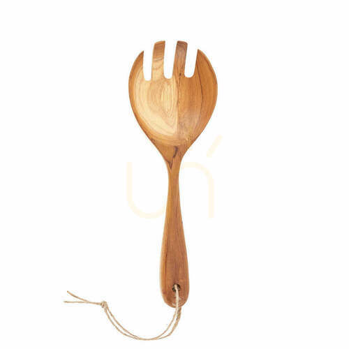 Kontrola Salátová vidlička přírodní teak root collection 26 cm