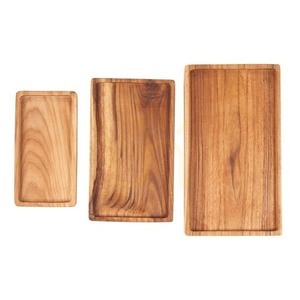 Podnos Teak Root Collection Gormandize přírodní M 25×15 cm small 4