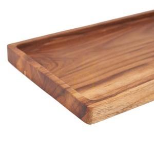 Podnos Teak Root Collection Gormandize přírodní M 25×15 cm small 5