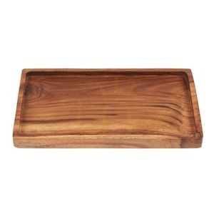 Podnos Teak Root Collection Gormandize přírodní M 25×15 cm small 7