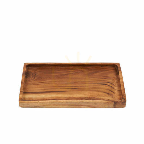 Kontrola Podnos Teak Root Collection Gormandize přírodní M 25×15 cm