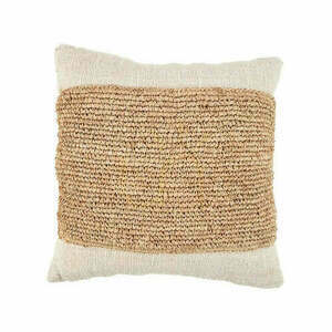 Povlak na polštář Raffia Stamp přírodní 50x50 cm, Raffia Collection small 0