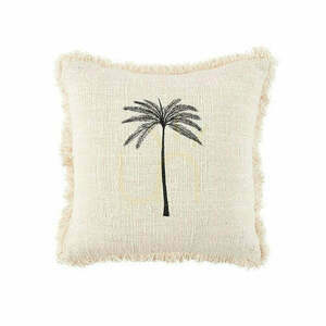 Povlak na polštář Gili Palm přírodní černá 50 x 50 cm small 0