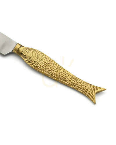 Kontrola Nůž ve tvaru ryby L, kuchyňský nůž 24 cm
