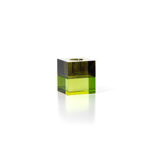 Svícen Gem Blocks Green Smoke small 4