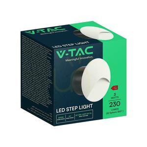 Hliníkové 3W LED V-TAC kruhové schodišťové svítidlo bílé 230V IP65 VT-44002RD 3000K 230lm 2 Hliníkové 3W LED V-TAC kruhové schodišťové svítidlo bílé 230V IP65 VT-44002RD 3000K 230lm small 2