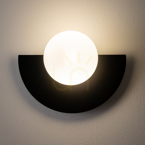 Kontrola Nástěnné svítidlo Nowodvorski SATURN S černé RAL 9005 G9 25 cm 12596