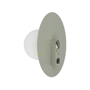 Nástěnné svítidlo SATURN M Nowodvorski šalvějově zelené s bílou skleněnou koulí 25 cm G9 12438 small 5