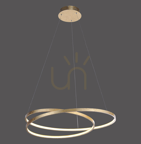 Kontrola Závěsné svítidlo ROMAN 2474-12 Gold 1xLED