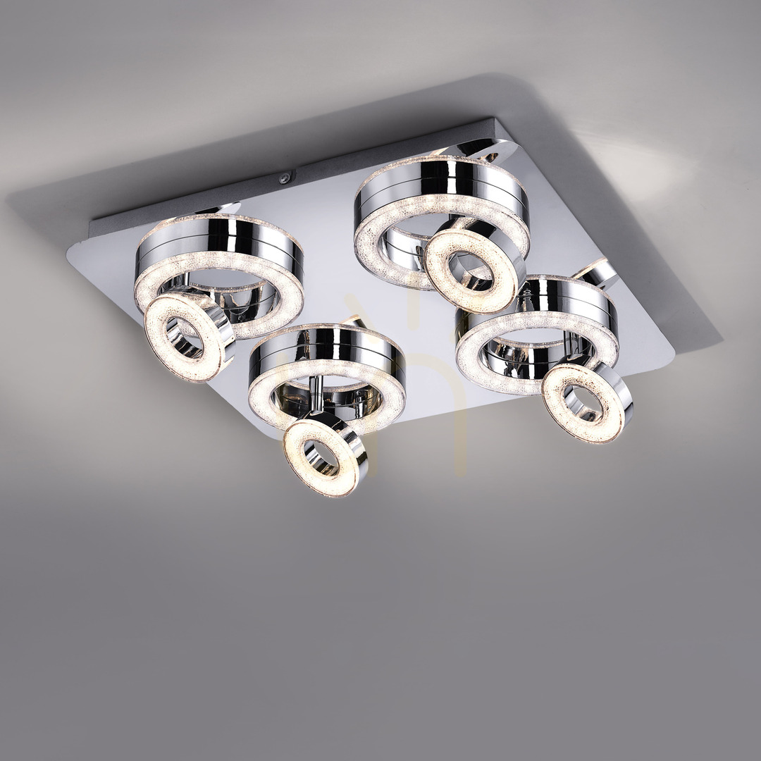 Zobrazit TIM Plafond 14522-17 Chrome 8xLED TIM Plafond 14522-17 Chrome 8xLED