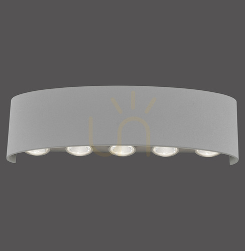 Kontrola Nástěnné svítidlo Zuma Line CARLO 9489-21 stříbrné LED 10 W