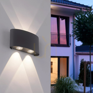 Nástěnné svítidlo CARLO 9487-13 Antracit 4xLED small 14