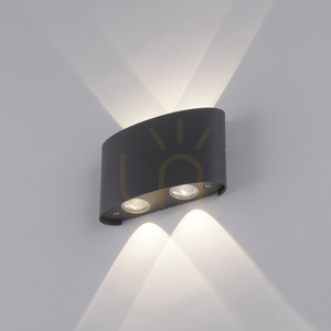 Nástěnné svítidlo CARLO 9487-13 Antracit 4xLED small 4