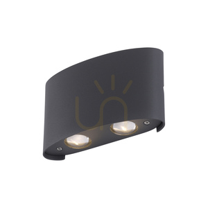 Nástěnné svítidlo CARLO 9487-13 Antracit 4xLED small 6