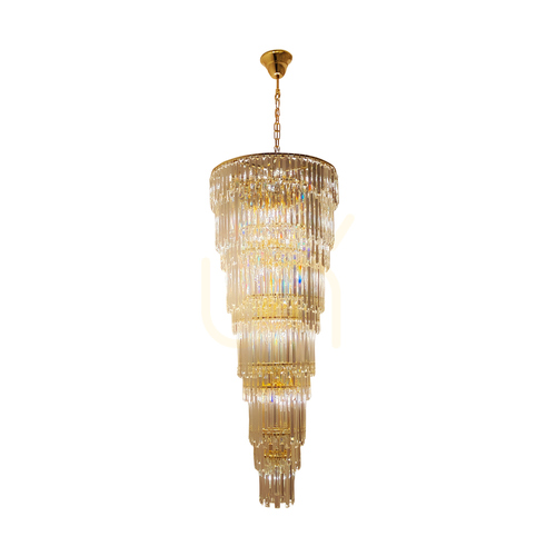 Kontrola Závěsné svítidlo LUXE 19002/40-GLD Gold 40xE14.