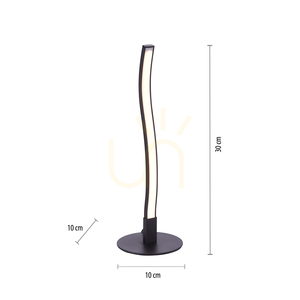 Stolní lampa WAVE 15128-18 černá 1xLED small 7