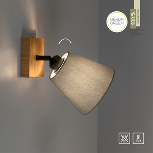 Nástěnné / stropní svítidlo GREEN MICHEL 11581-79 ze dřeva 1 × E27 small 10