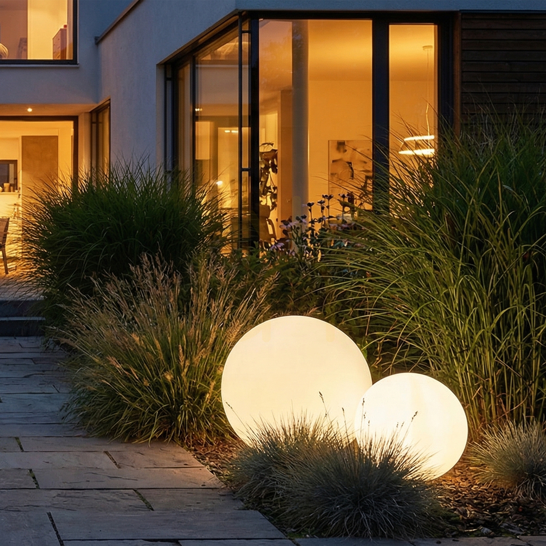 Pohled BALL MC30E Zahradní lampa bílá 1xE27 BALL MC30E Zahradní lampa bílá 1xE27
