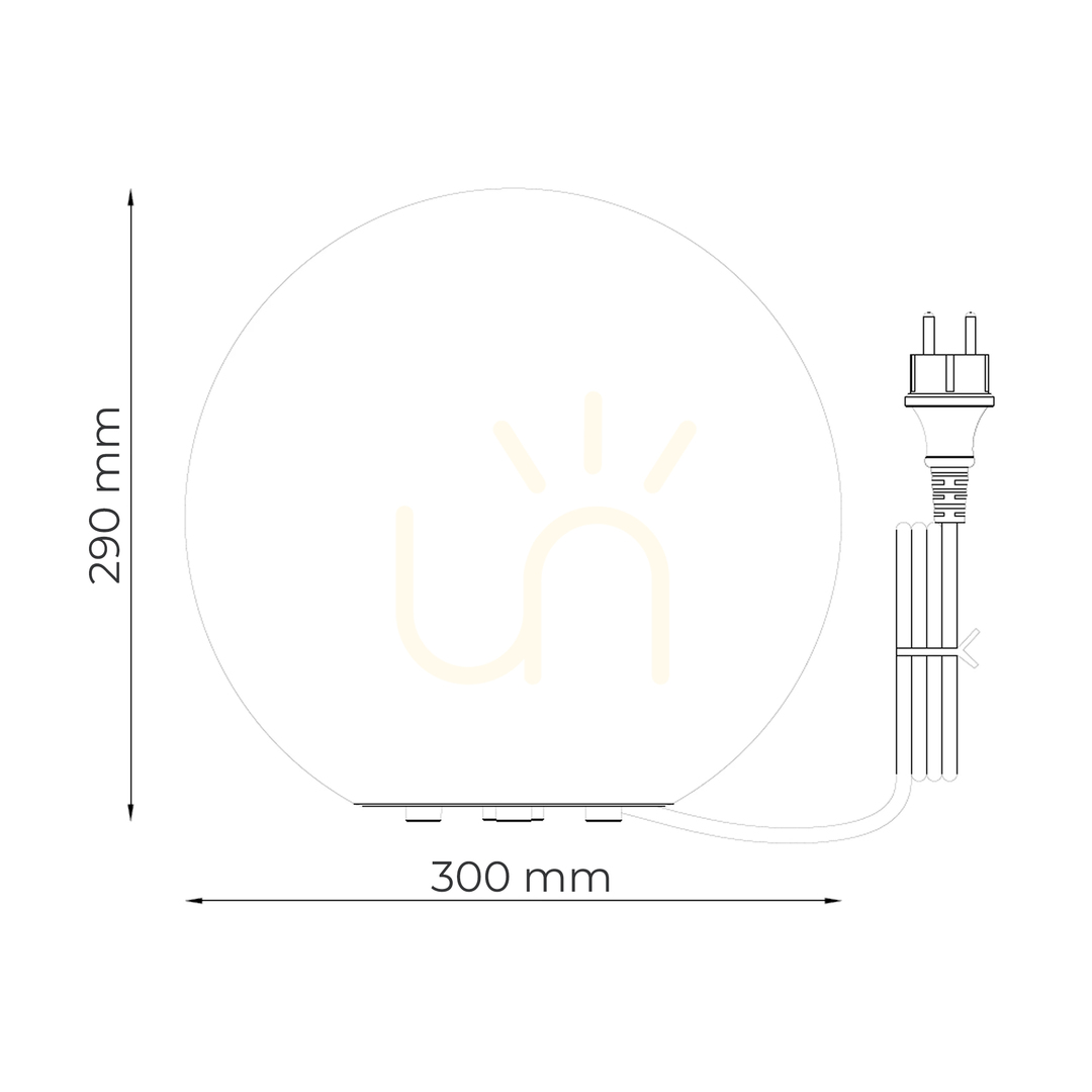 Zobrazit BALL MC30E Zahradní lampa bílá 1xE27 BALL MC30E Zahradní lampa bílá 1xE27