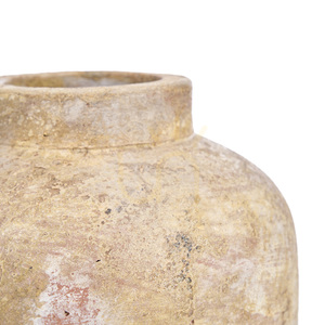 Váza terracotta Echo krémová M, Terracotta Collection small 2