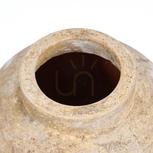Váza terracotta Echo krémová M, Terracotta Collection small 6