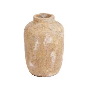 Váza terracotta Echo krémová M, Terracotta Collection small 7