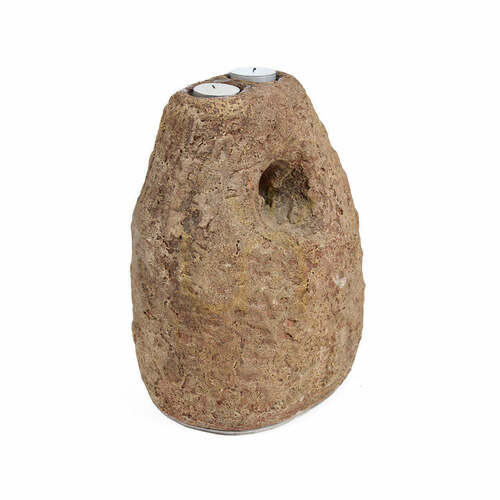 Kontrola Svícen Terra Totem hnědý, terakota, 28 cm, Terracotta Collection