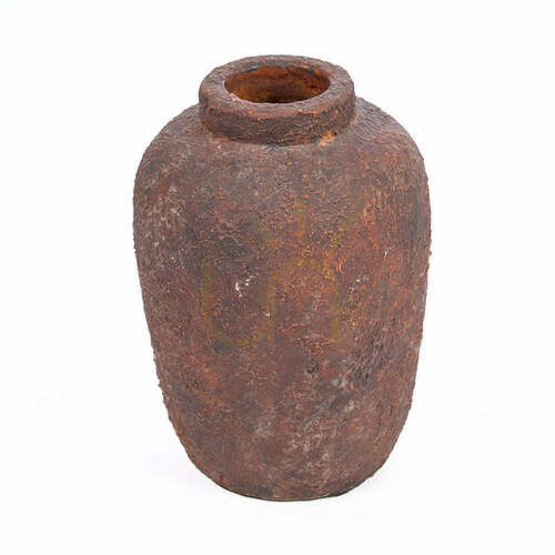 Kontrola Dekorativní váza Bazar Bizar Clay Echo vínová S, 20 cm