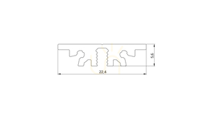 LED profil LUMINES SOLVIA černě eloxovaný 2,02 m (10-1892-20) small 1