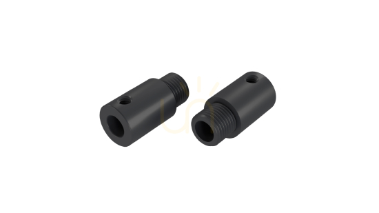 Kontrola Kovový odlehčovač tahu M10x1 se 4 mm zásuvkou, černý Kovový odlehčovač tahu M10x1 se 4 mm zásuvkou, černý