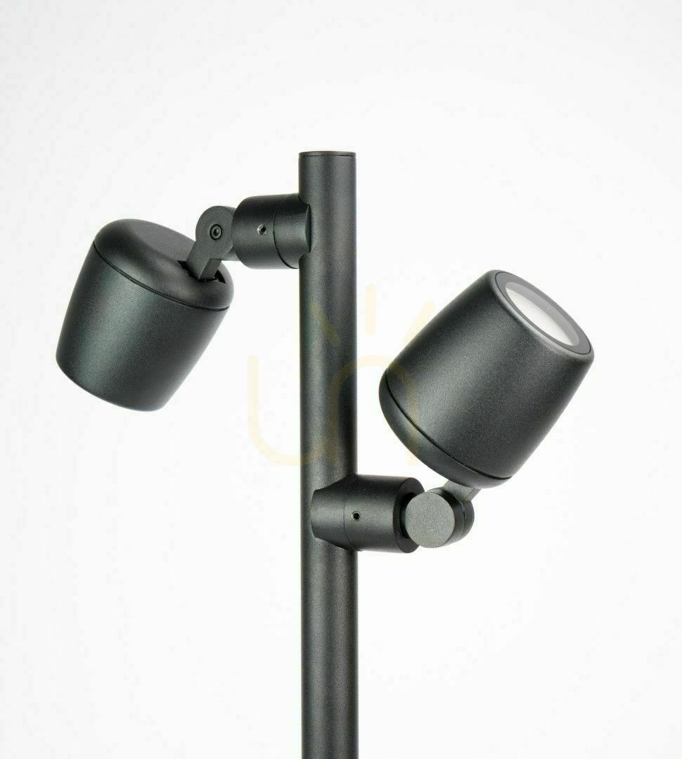 Pohled SU-MA Dublo DBL-700 černá 70 cm LED GU10 IP65 venkovní stojací lampa s nastavitelnou hlavou SU-MA Dublo DBL-700 černá 70 cm LED GU10 IP65 venkovní stojací lampa s nastavitelnou hlavou