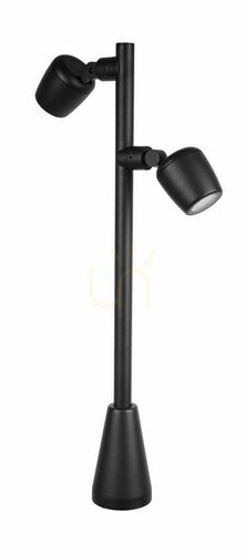 Kontrola SU-MA Dublo DBL-700 černá 70 cm LED GU10 IP65 venkovní stojací lampa s nastavitelnou hlavou
