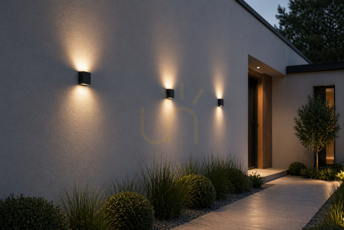 Kontrola NORLYS NORA 2464AL LED venkovní nástěnné svítidlo IP65 šedé DALI2